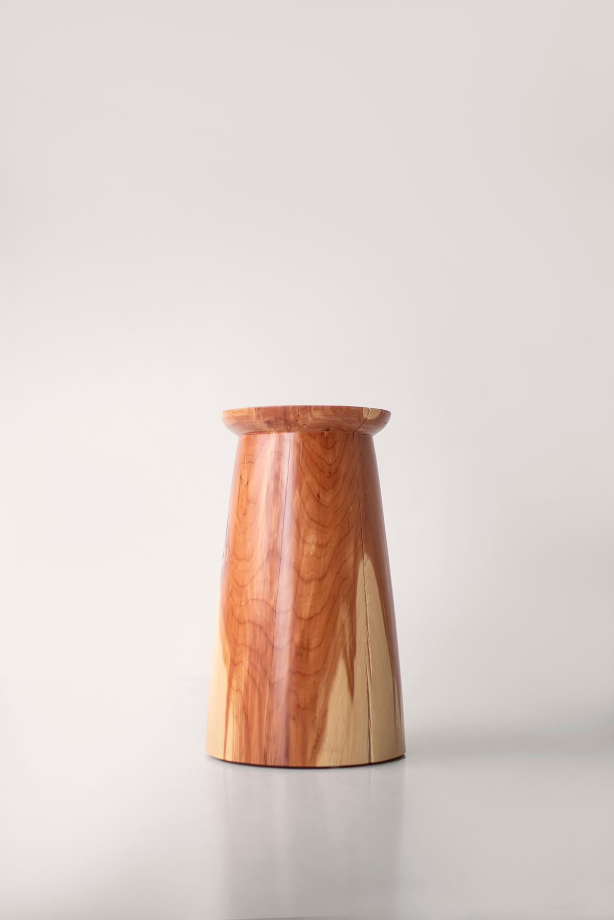 Contemporary Bertu Counter Stools, Brinx Wood Counter Stool, Solid For Sale