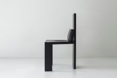 Bertu Dining Chair, Marco Tall Back Dining Chair, Black Red Oak