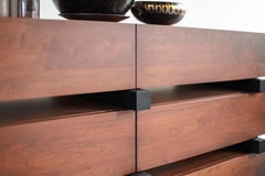 Cómoda Bertu, Cómoda Santa Fe Modern, Nogal