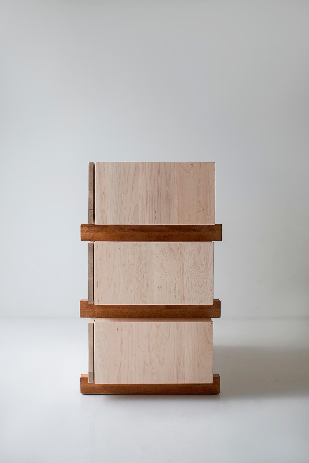 Bertu Dressers, Santa Fe Modern Dresser, Maple In New Condition For Sale In Oak Harbor, OH