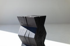 Bertu Beistelltisch, Zig Zag Beistelltisch, gebranntes Finish, Ahorn