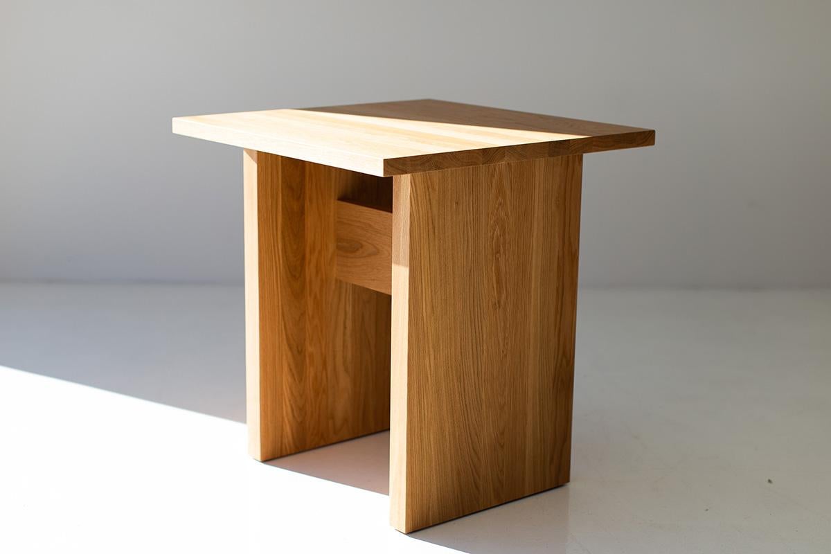 Moderne Table de jeu Bertu, table de jeu Toko en chêne blanc en vente