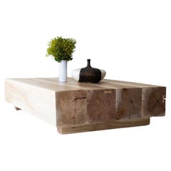 Tavoli Bertu, Tavolino da caffè moderno in legno Beam, Wood Beam, Acero