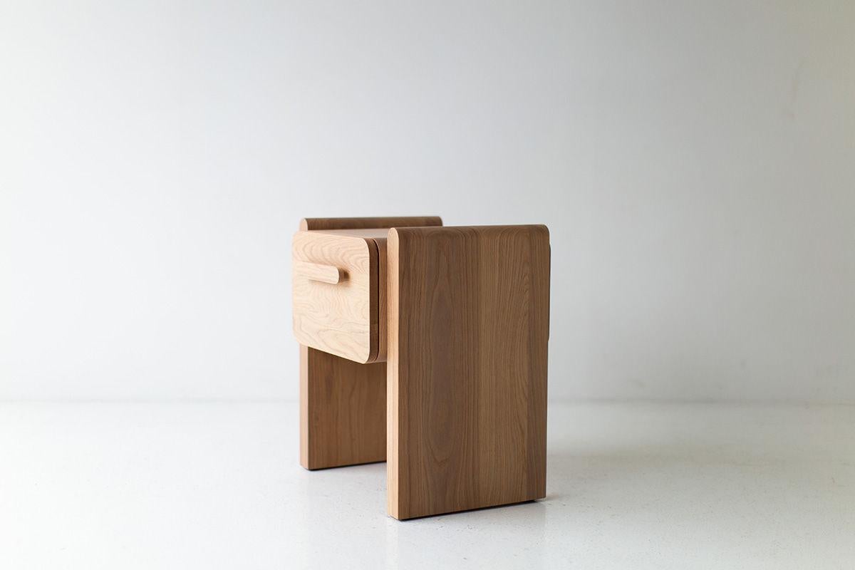 Bertu Nightstands, Iris Oak Nightstand, Bleached In New Condition For Sale In Oak Harbor, OH