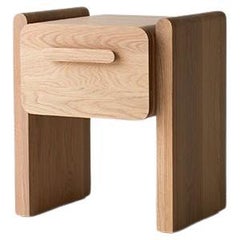 Bertu Nightstands, Iris Oak Nightstand, Bleached