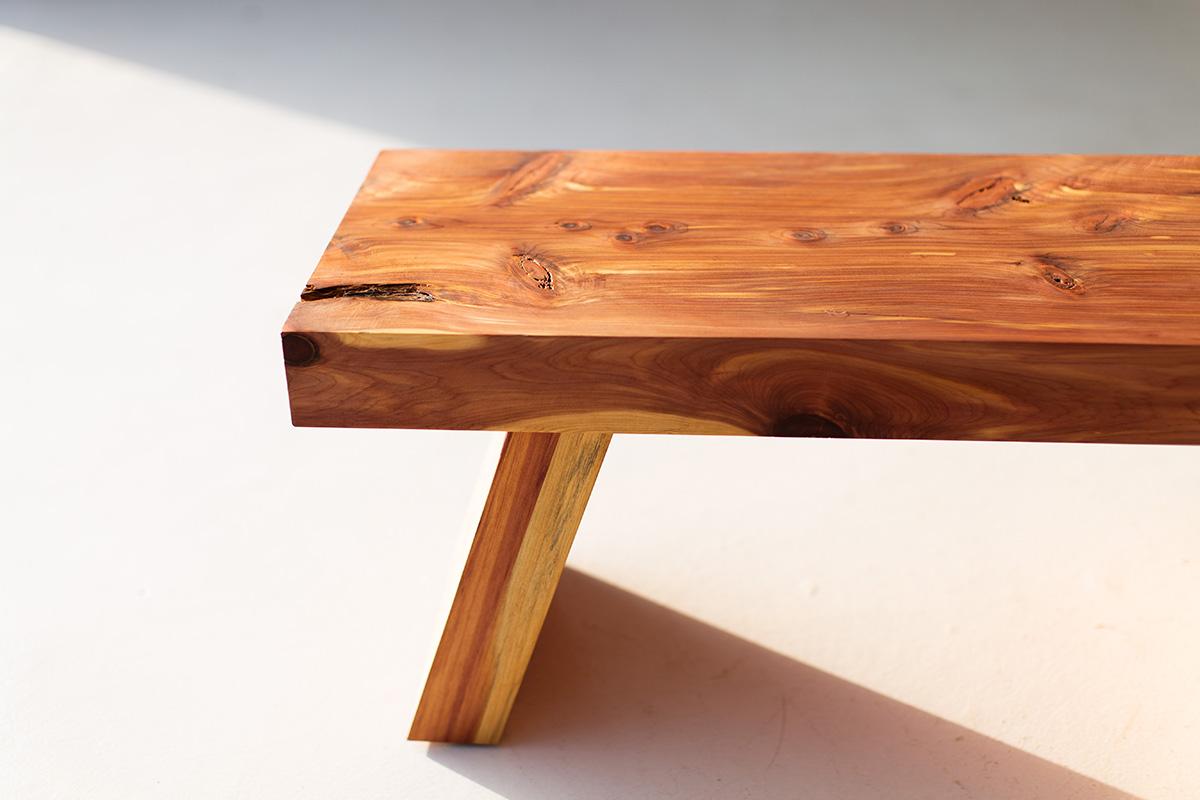 This Organic Modern Coffee Table - The Boaz is made in the heart of Ohio with locally sourced wood. Each table is a hand-made from gorgeous red cedar veneer and finished with a matte commercial-grade finish. The best part of this table? You can use