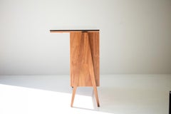 Bertu Outdoor Bar, Vita Outdoor Bar, Glass and Mahogany, Modern