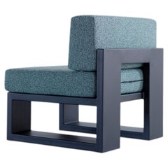 Sillas de exterior Bertu, Silla de descanso de exterior Maverick de metal, metal con recubrimiento en polvo
