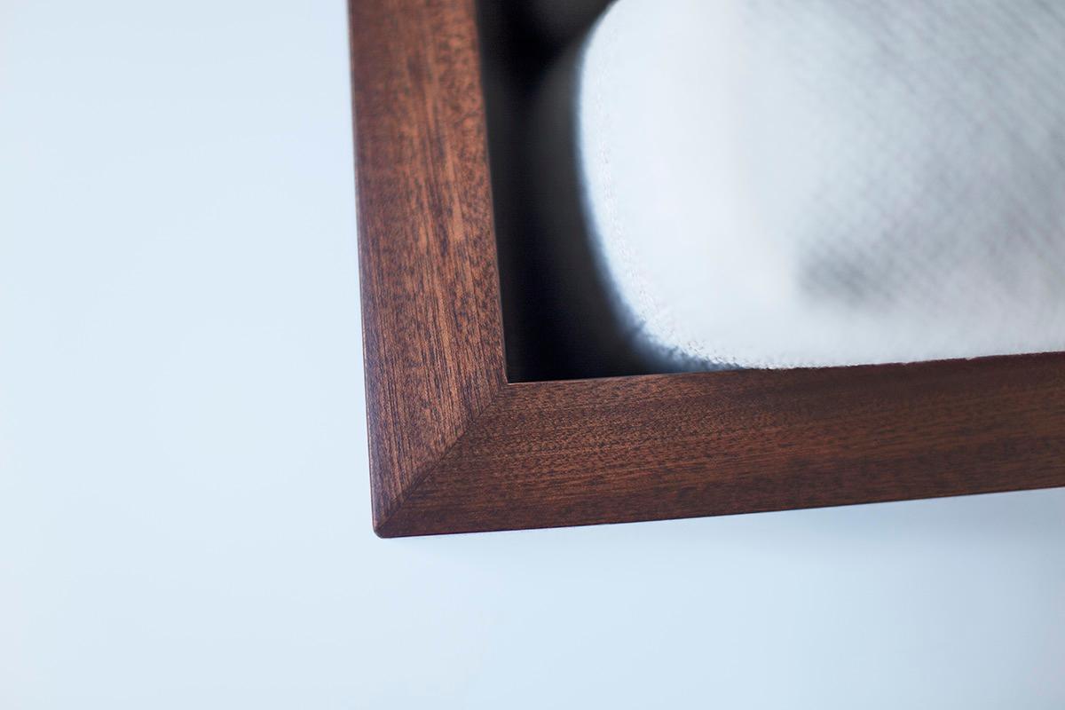 Americano Lovanie per esterni Bertu, Lovanie per esterni Suelo con braccioli, Noce Sapele in vendita