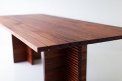 Bertu Outdoor Table, Cicely Outdoor Dining Table, Wood, Mahogany