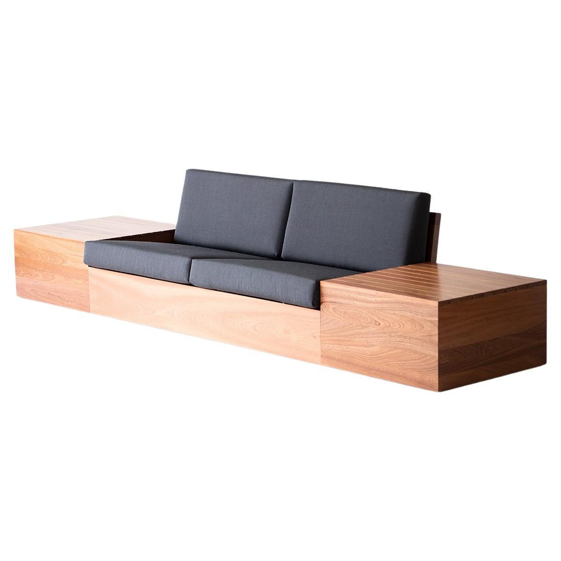 Bertu Patio Furniture, Sofa with Side Tables Patio Furniture, Bali Collection