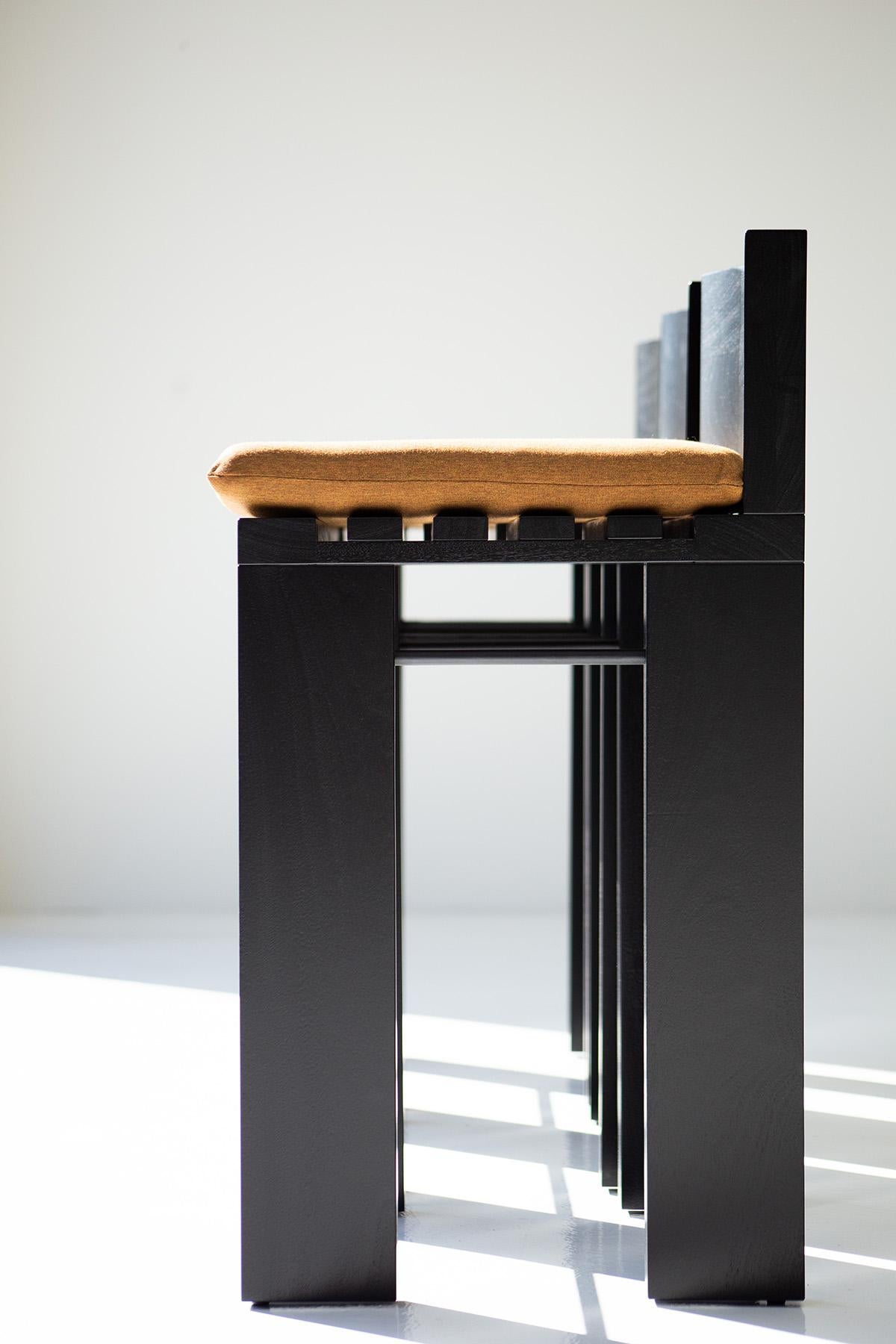 Modern Bertu Patio Stools, Chile Patio Stools, Bar Height For Sale