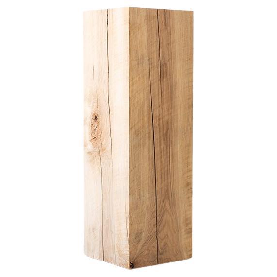 Bertu Pedestal, Solid Wood Art Pedestal, Maple