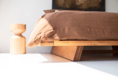 Bertu Platform Bed, Sabi Modern Platform Bed, Maple