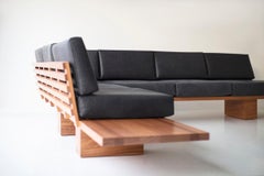 Bertu-Sektion, Suelo Modernes Leder-Sektion, Mahagoni