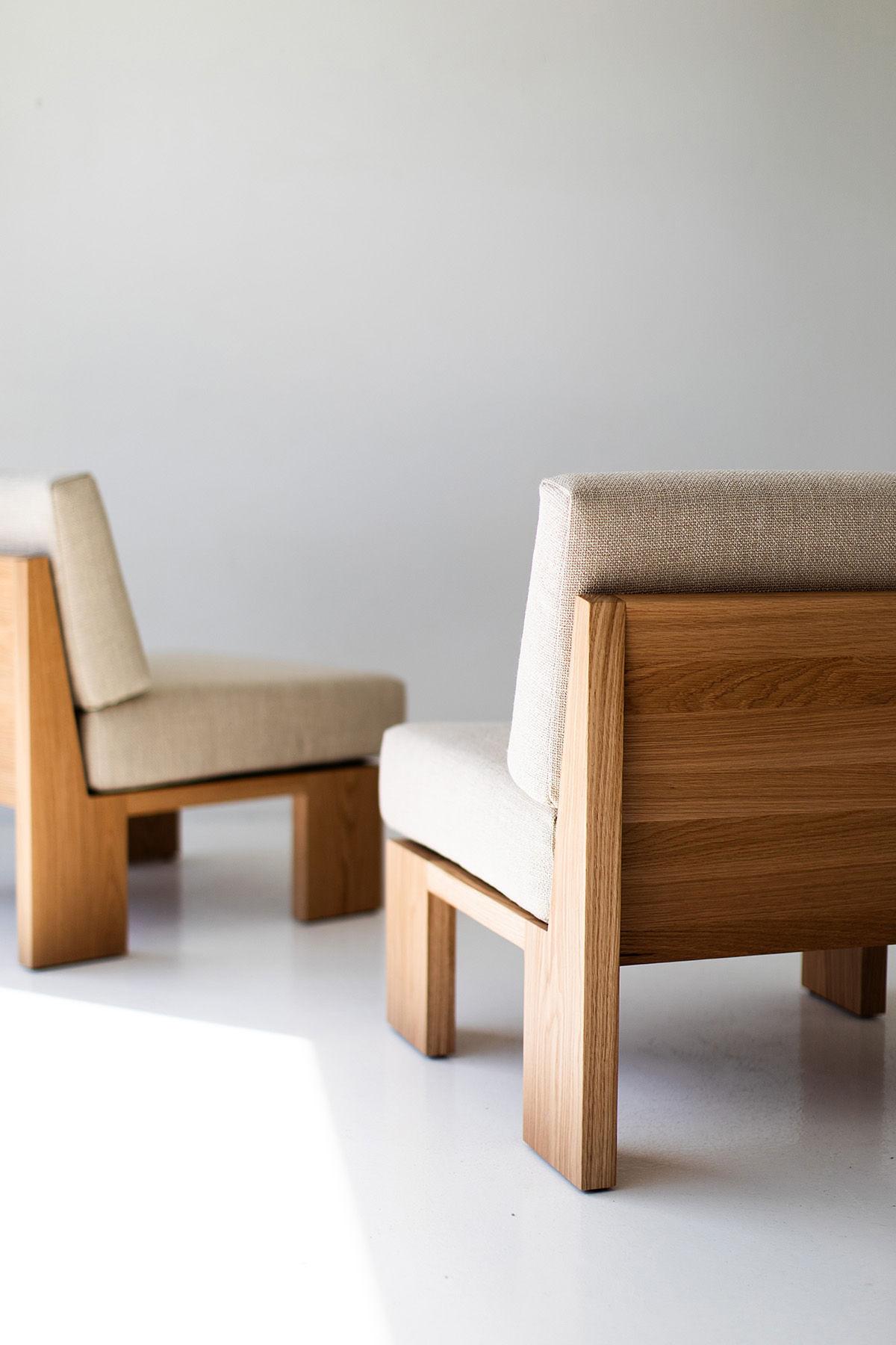 Bertu Side Chairs, Chili Modern Side Chair, Oak, White Oak In New Condition For Sale In Oak Harbor, OH