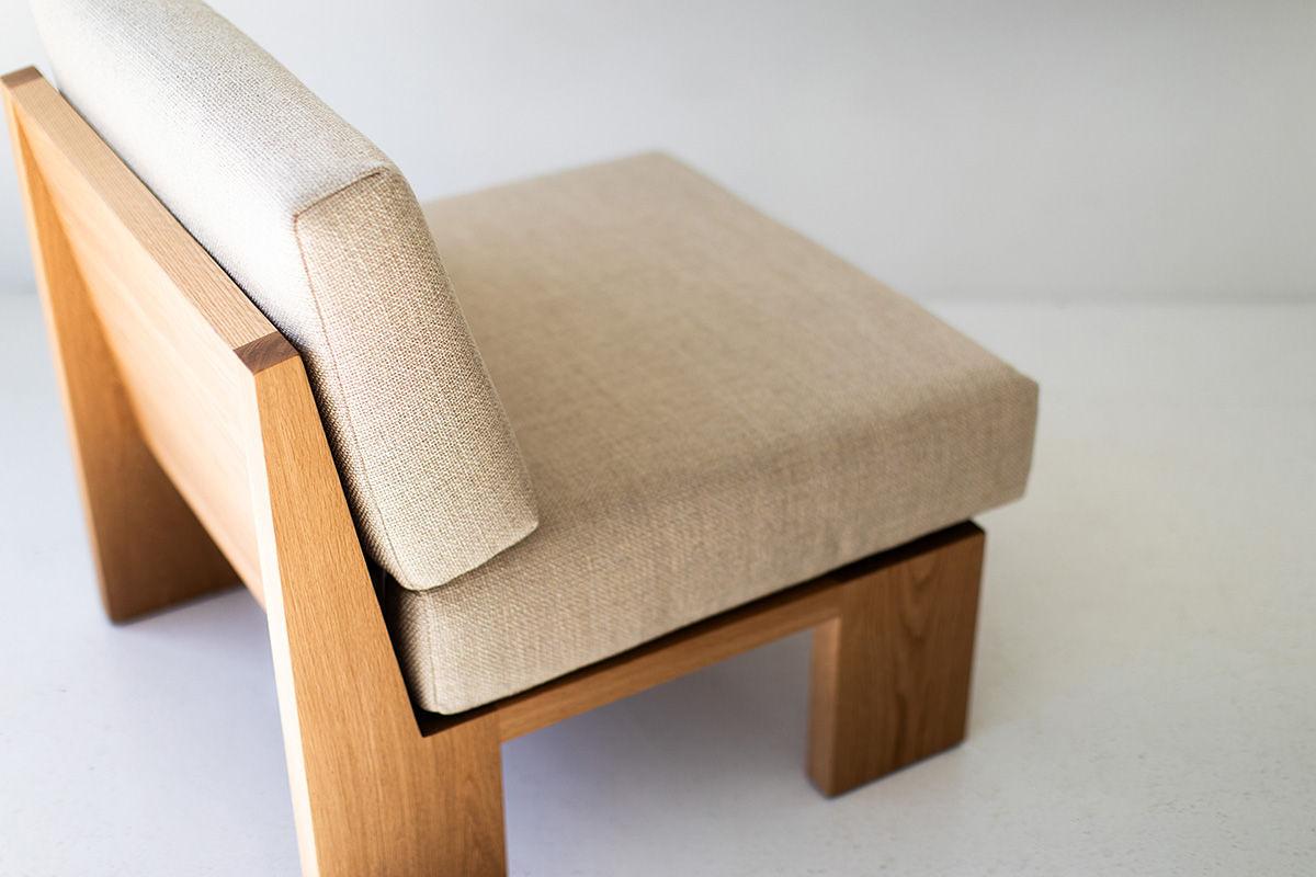 Contemporary Bertu Side Chairs, Chili Modern Side Chair, Oak, White Oak For Sale