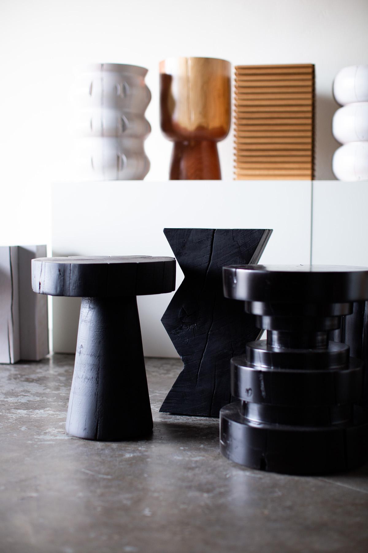 Contemporary Bertu Side Table, 