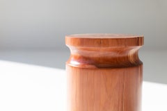 Bertu Side Table, Small Side Table, the Sprout, Red Cedar