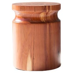 Bertu Side Table, Small Side Table, the Sprout, Red Cedar