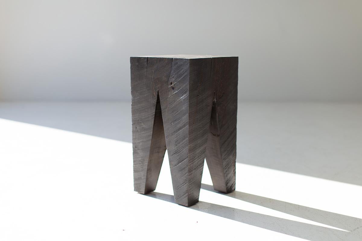 Bertu Side Table, Vega Side Table, Aged Finished, Maple For Sale 3