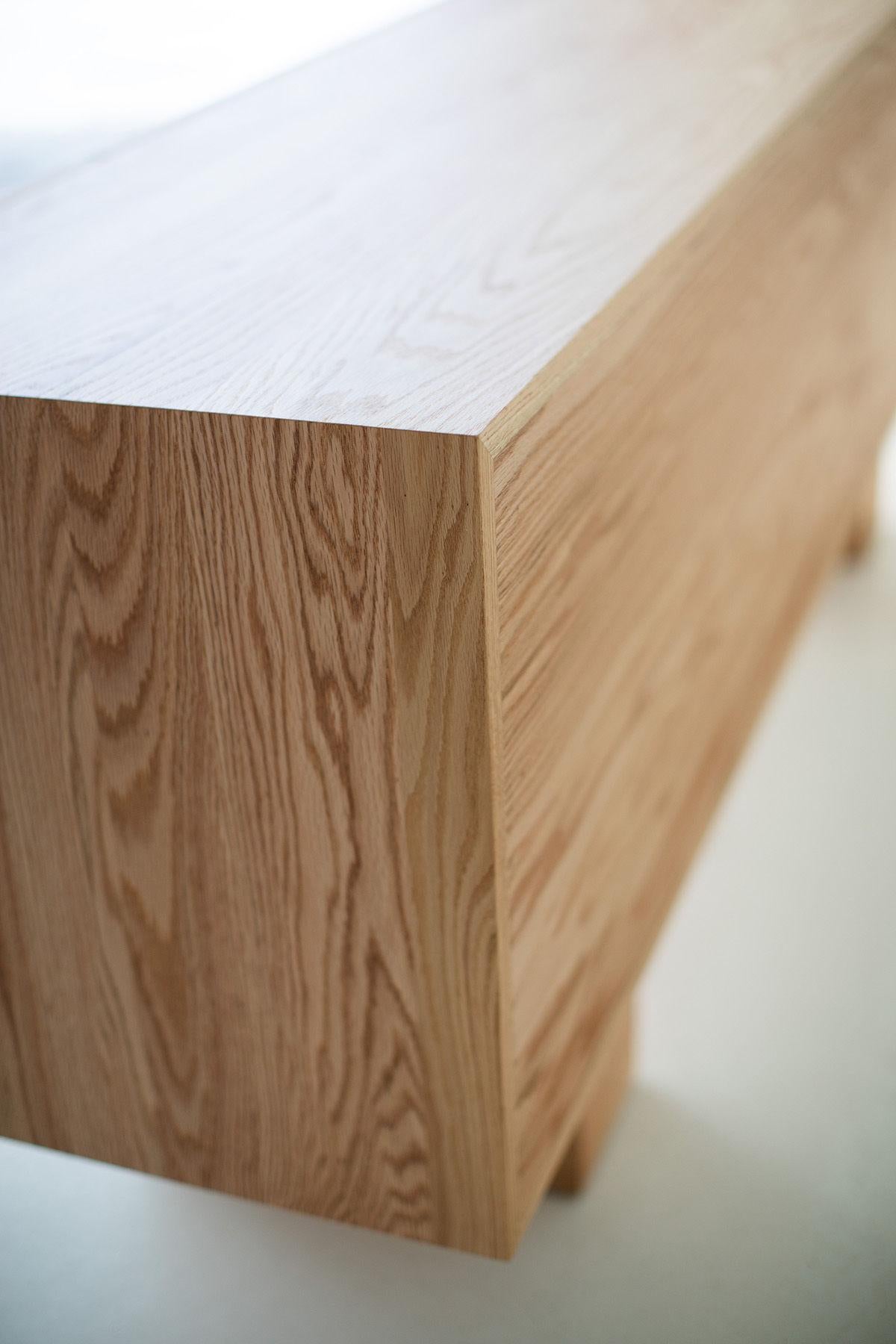 Contemporary Bertu Sideboard, Suelo Modern Oak Sideboard For Sale