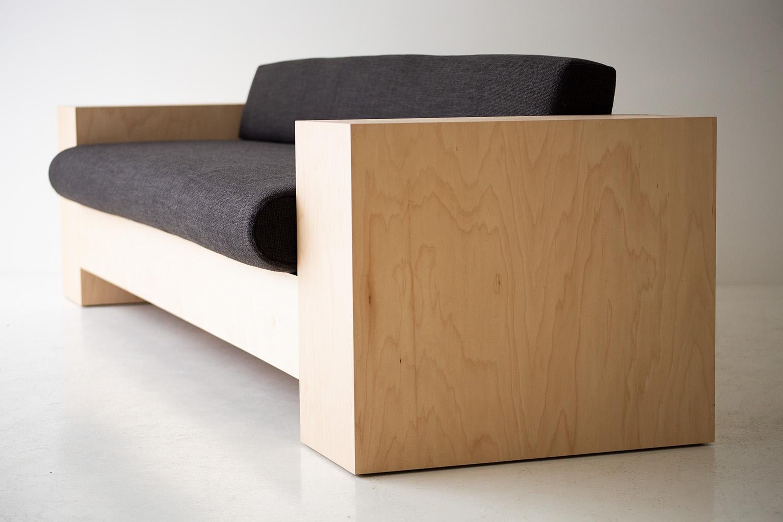 Bertu Sofas, Mondo Modern Sofa, Oak, Maple, Simple en vente 4
