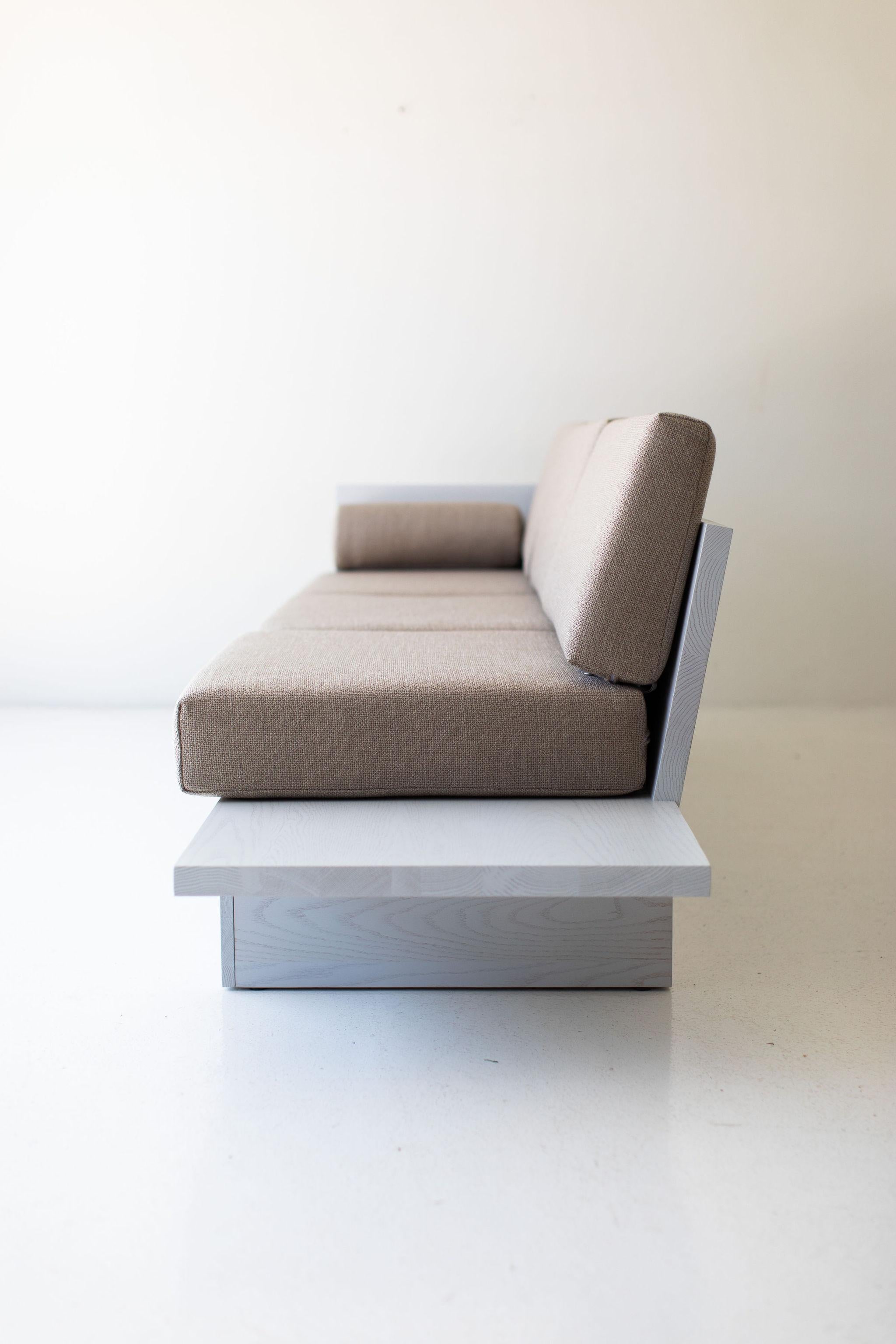 Bertu Sofas, Suelo Oak Sofa, Storage, Side Table, Modern In New Condition For Sale In Oak Harbor, OH