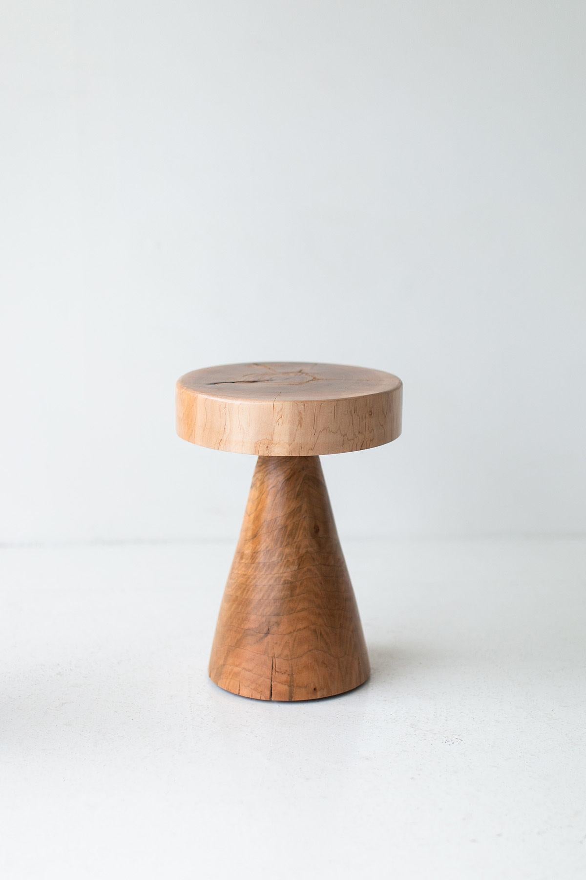 Taburetes Bertu, Taburete de Madera Boca Dos, Macizo Estadounidense en venta