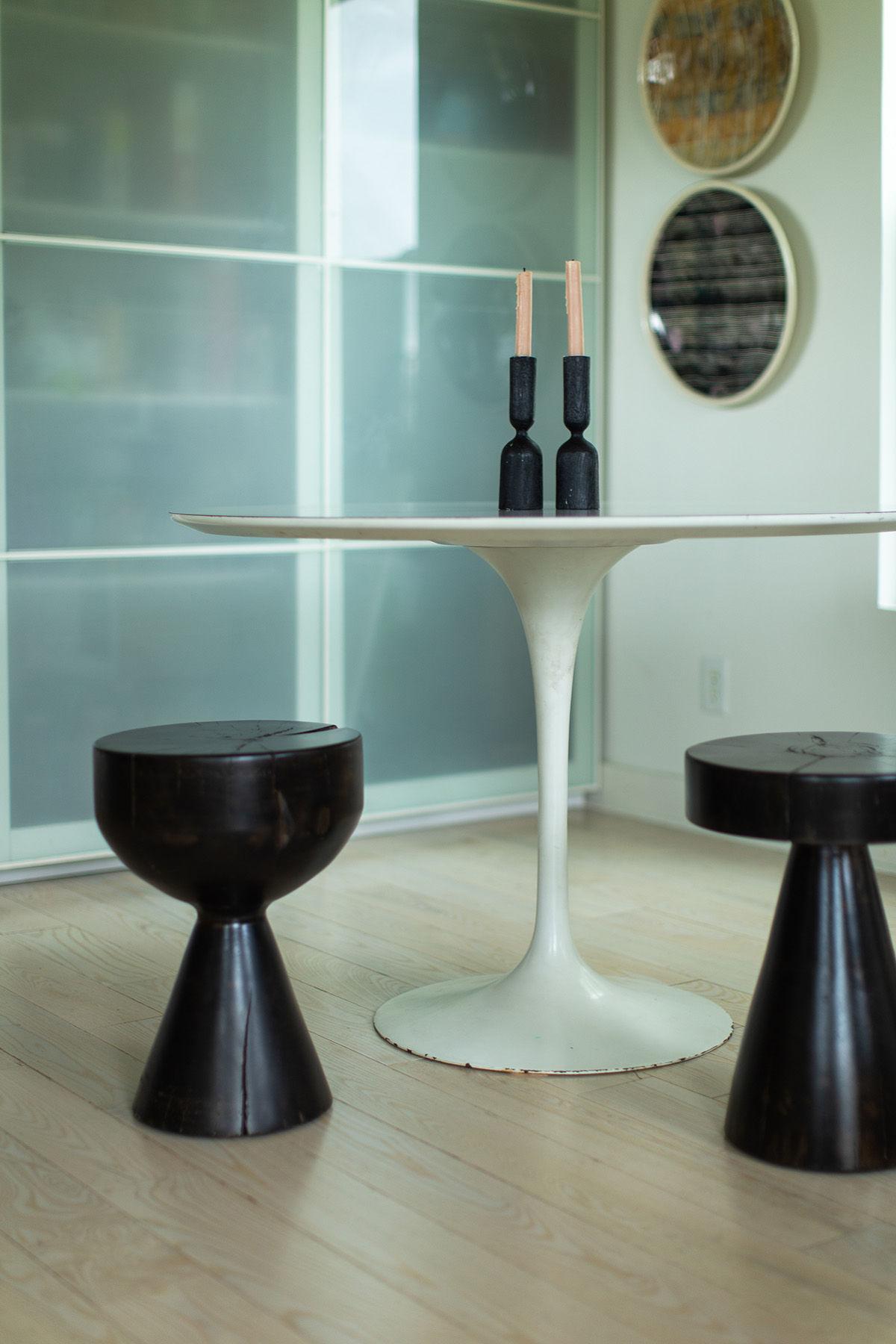 American Bertu Stools, Boca Uno Dining Stool, Modern For Sale