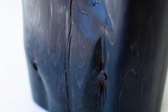 Bertu Stump Table, Medium Diameter Aged Tree Stump Table, Red Cedar