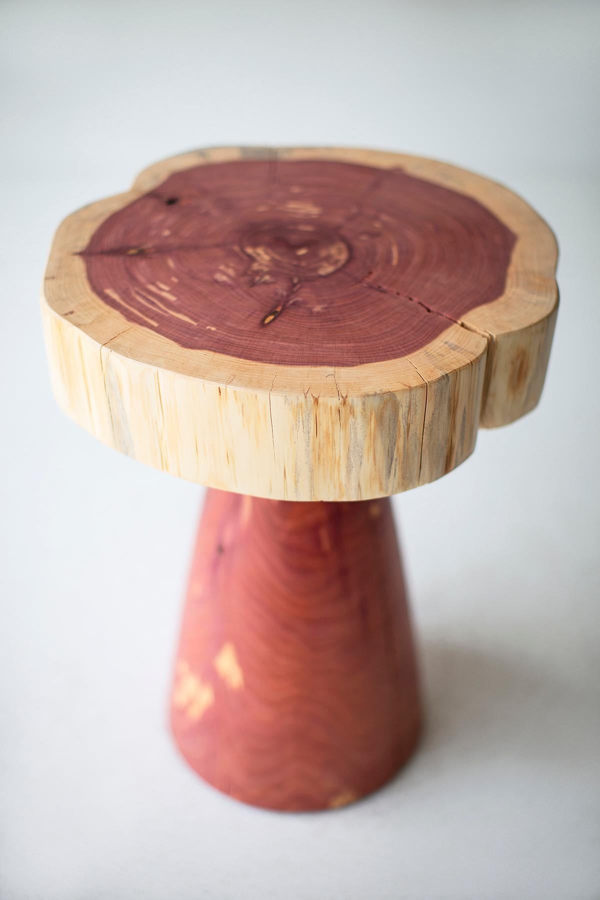 Organique Table Bertu, table d'appoint Summit Natural, , cèdre rouge en vente
