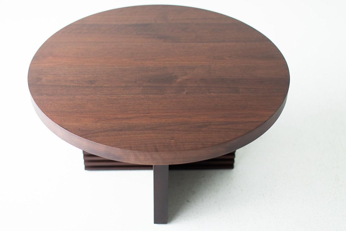 Bertu Tables, Table basse moderne en noyer Cicely Neuf - En vente à Oak Harbor, OH