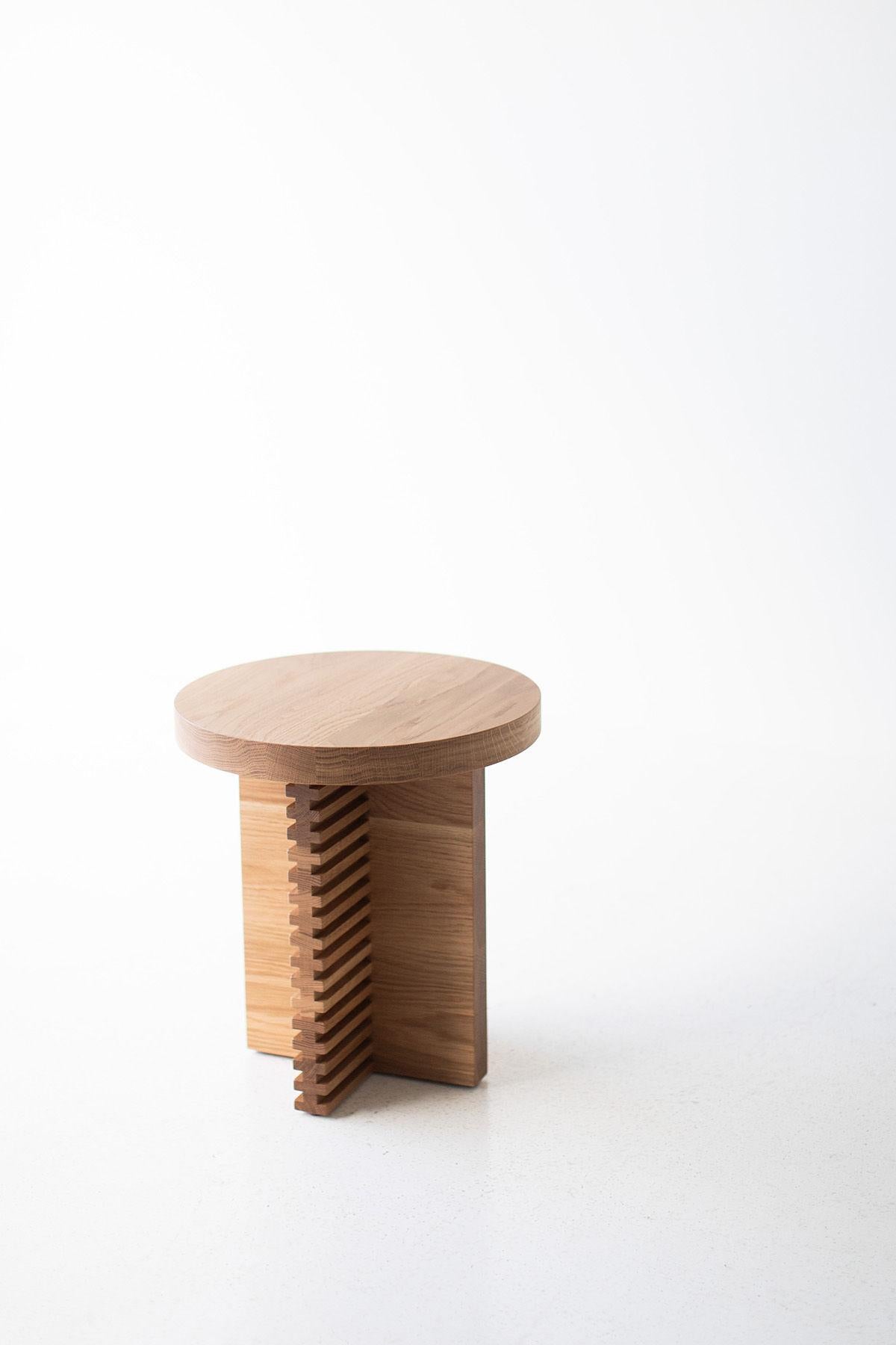 Bertu Tables, Cicely Side Table, Oak In New Condition For Sale In Oak Harbor, OH