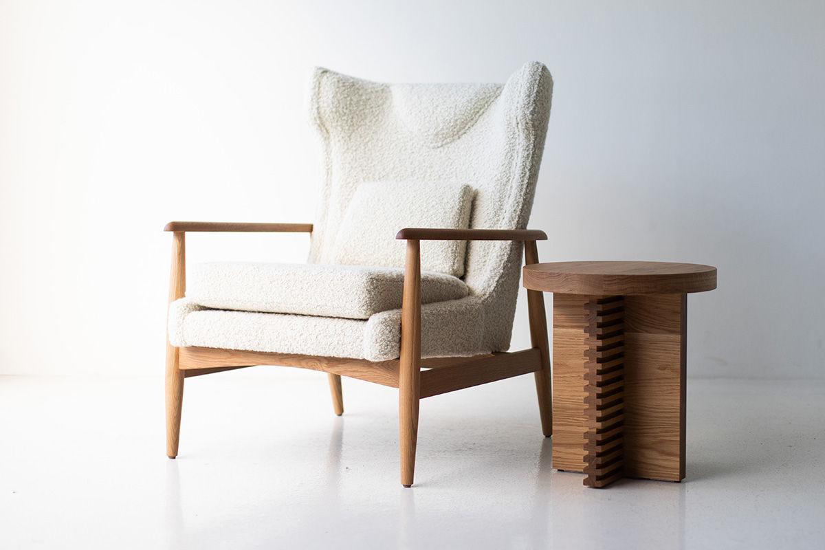 Bertu Tables, Cicely Side Table, Oak For Sale 1