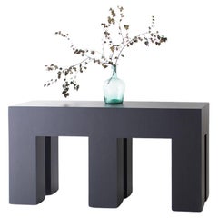 Bertu Tables, Mondo Console Table, Black, Modern 