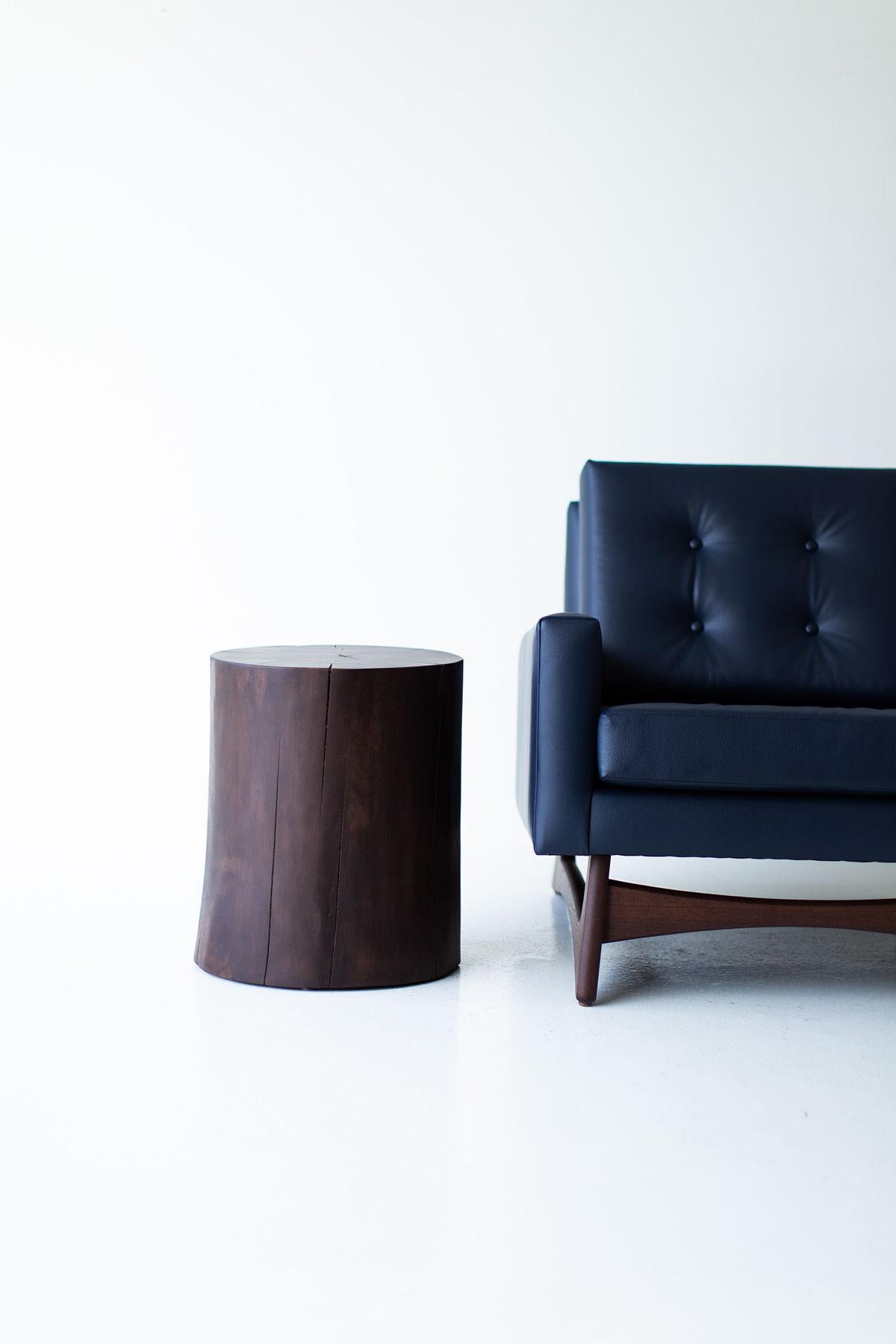 American Bertu Tables, Solid Walnut Table, Stump For Sale