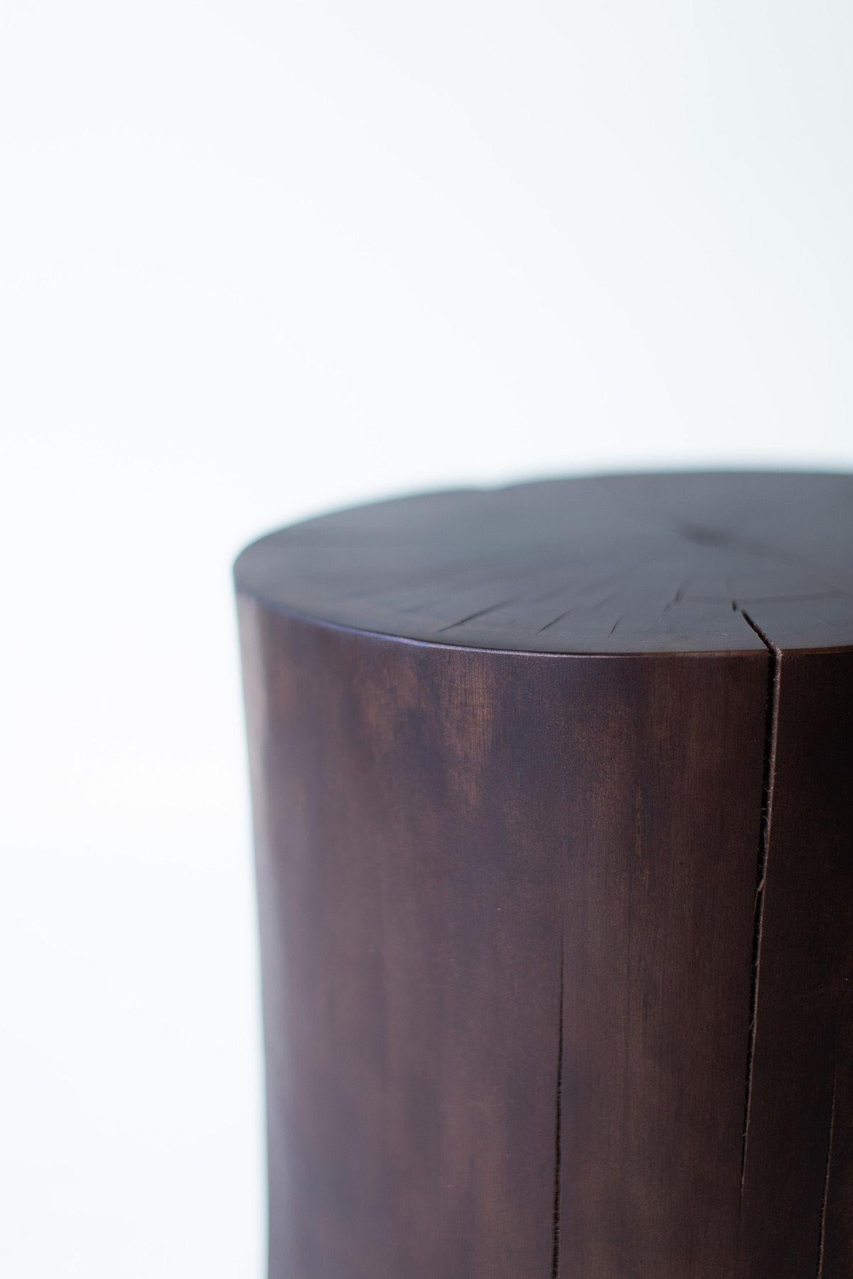 Hand-Crafted Bertu Tables, Solid Walnut Table, Stump For Sale