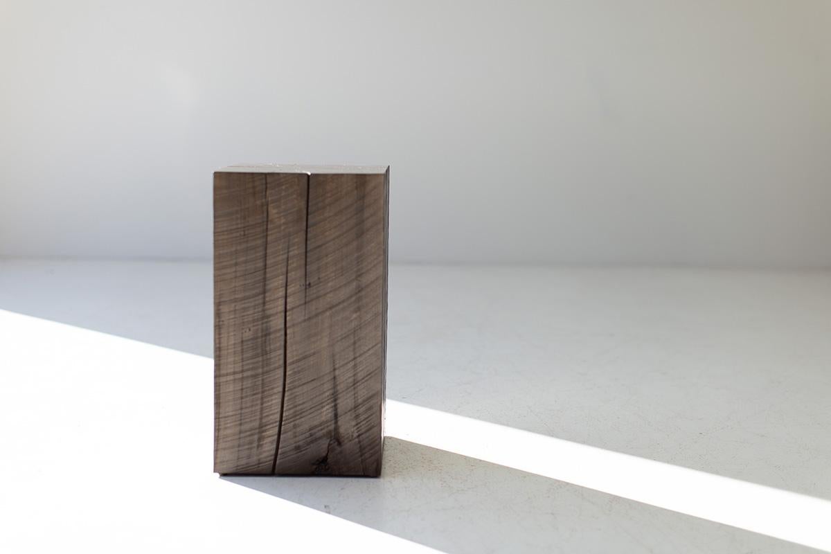 Bertu Holz Beistelltisch, Massivholz Beistelltisch, Ahorn (Moderne) im Angebot
