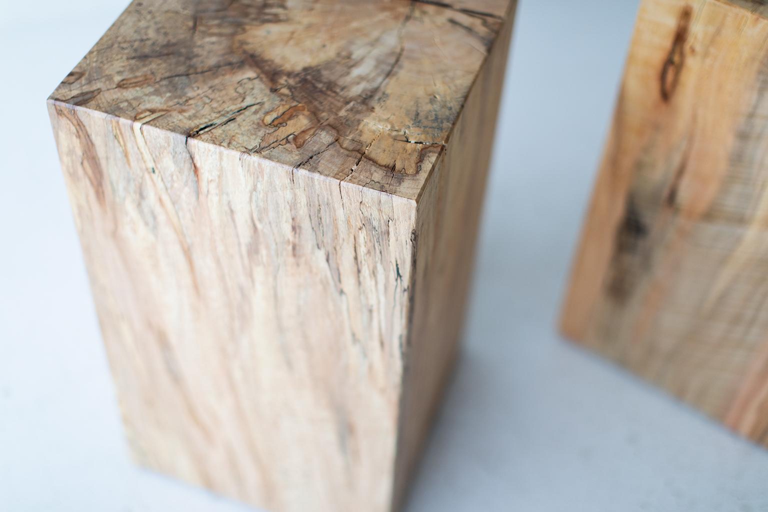 Price is per stump, not per pair.

Bertu wood side tables, square side table, maple and commercial grade finish.

Please scroll down to read IMPORTANT INSTRUCTIONS ABOUT OUR STUMPS before purchase!

Why buy our stumps?

KILN DRIED
Our stumps all go
