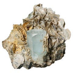 Cristalli di berillo e acquamarina
