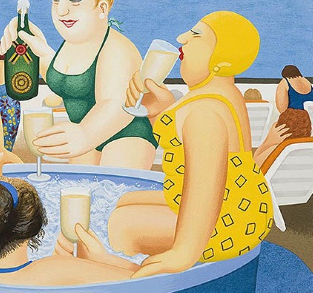 Crociera - Arte naïve, comica, colorata, arte popolare, vita quotidiana - Print di Beryl Cook