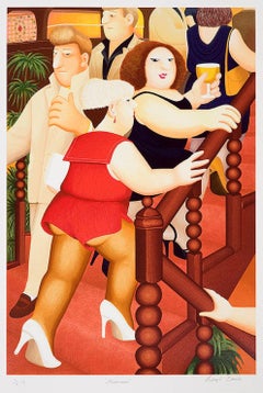 Scala - Arte naïve, comica, colorata, arte popolare, vita quotidiana