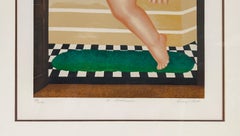 A Bathroom (framed, hand signed serigraph)