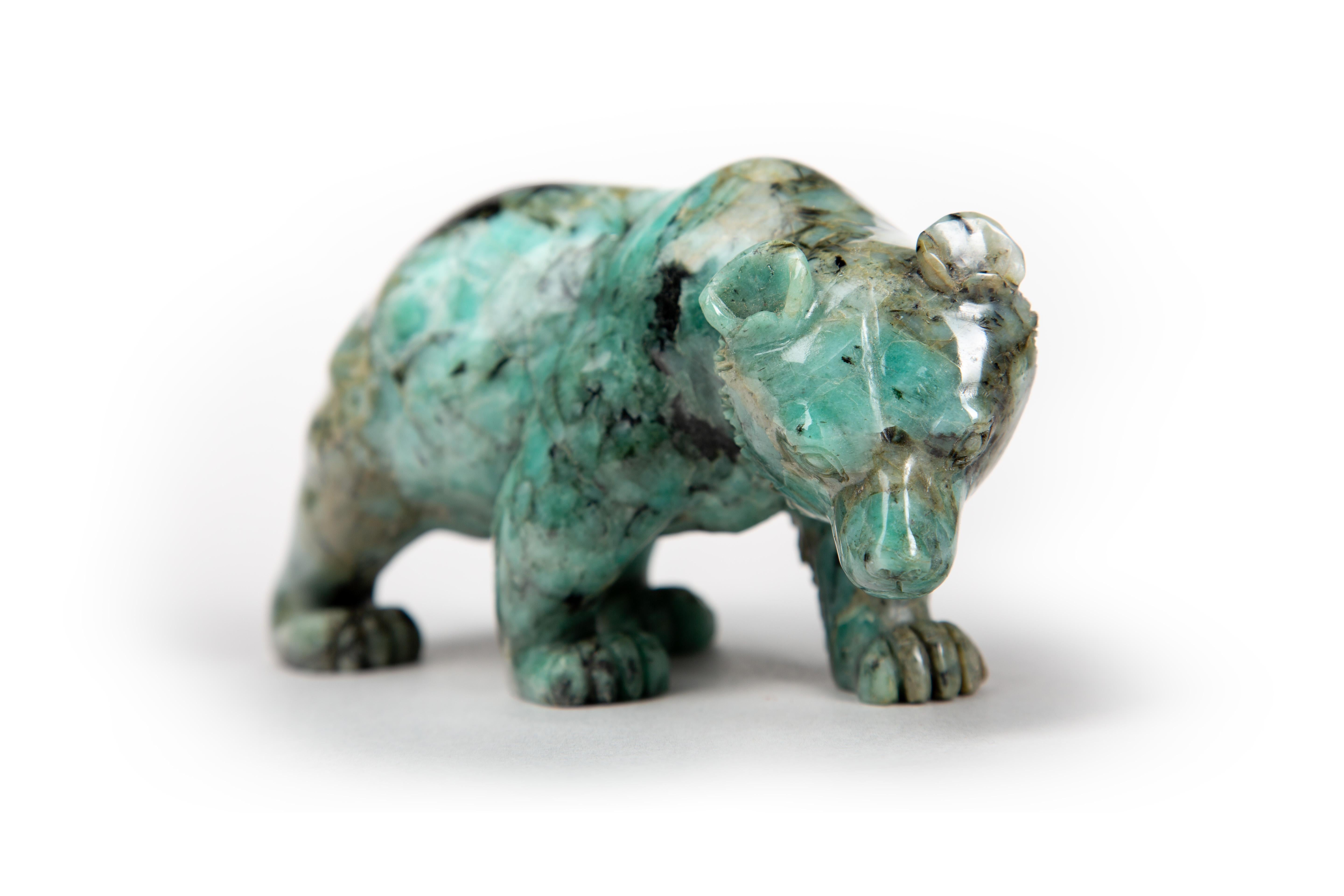 Beryl Emerald Bear In Excellent Condition For Sale In New York, NY