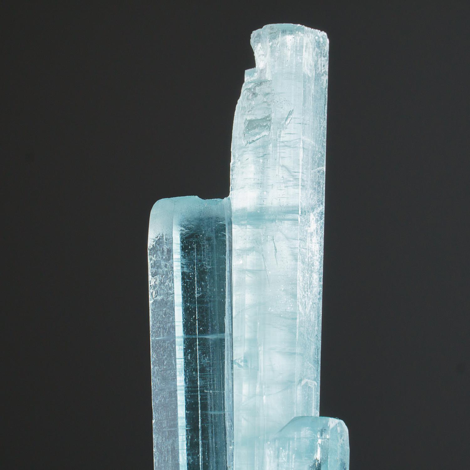 Beryll Var Aquamarin- Mineralkristall aus Pakistan im Zustand „Hervorragend“ im Angebot in New York, NY