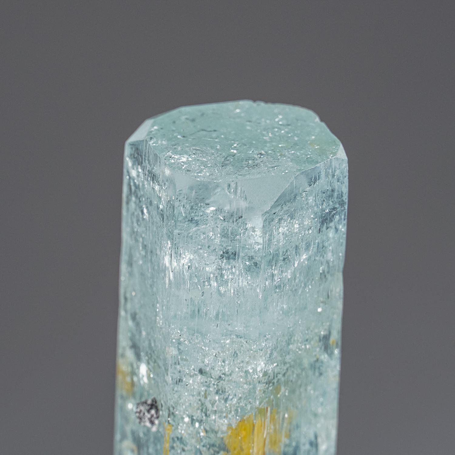 Contemporary Beryl var. Aquamarine in Albite from Shigar Valley, Shigar District, Gilgit-Balt For Sale