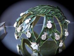 Bes Ben Chicago Rare Surrealistic Clock Dial Avant Garde Designer Hat c 1950s