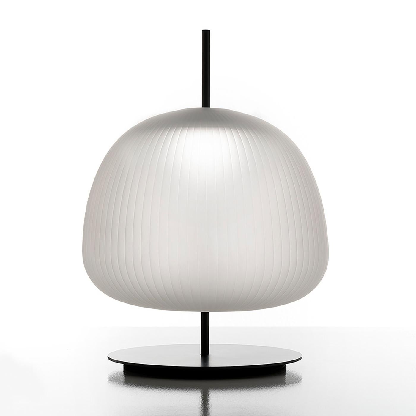 Modern Bes, Melogranoblu, Table Lamp, Frosted Glass For Sale