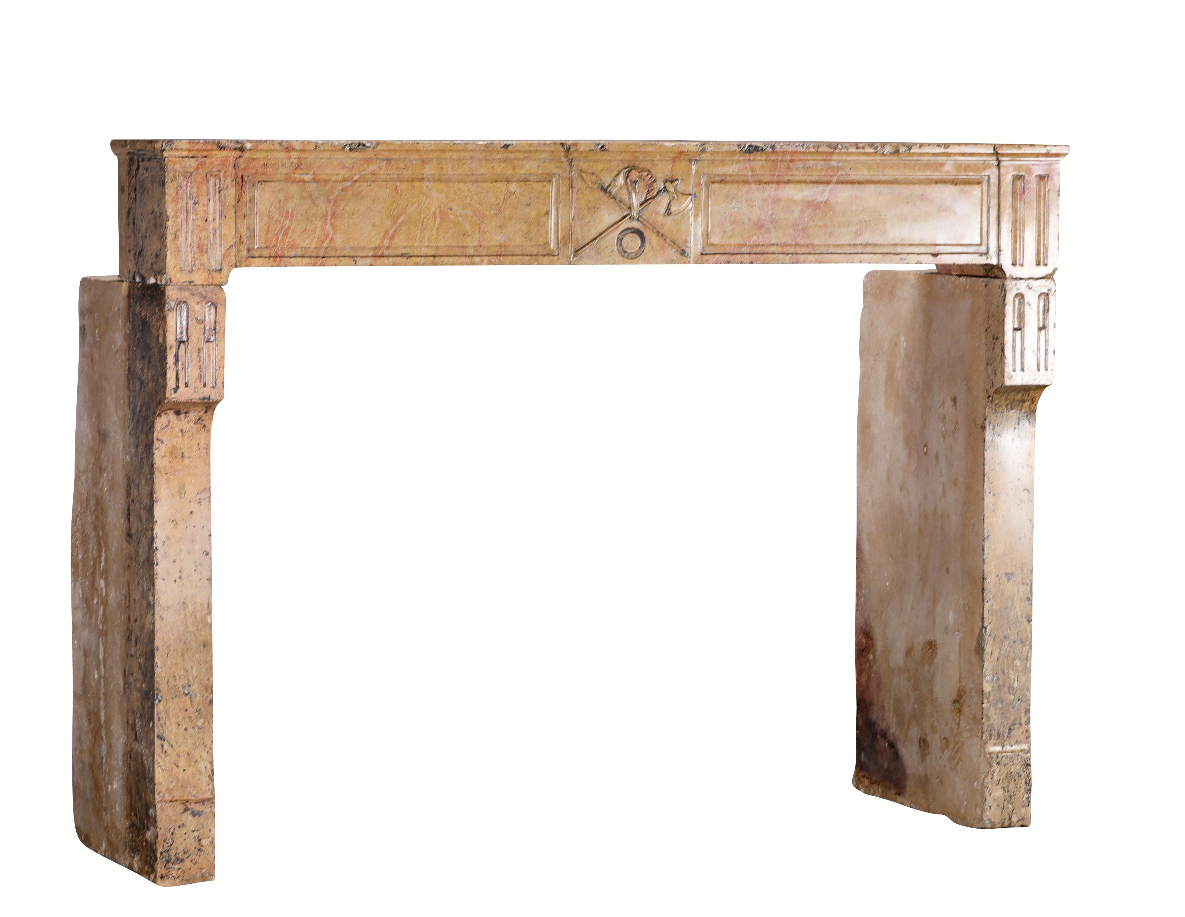 Repisa de chimenea Besancenot Vino Beaune Segundo Imperio Firmado H. Duplain 1857 en venta 4